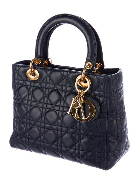 christian dior medium lady dior bag